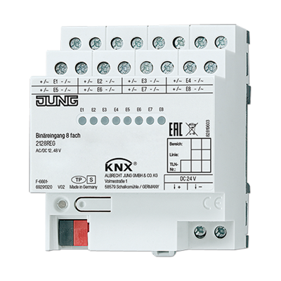 Бінарний вхід 12-48В KNX, 8 каналів
