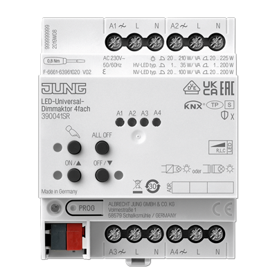 Димер універсальний LED KNX, 4 канали