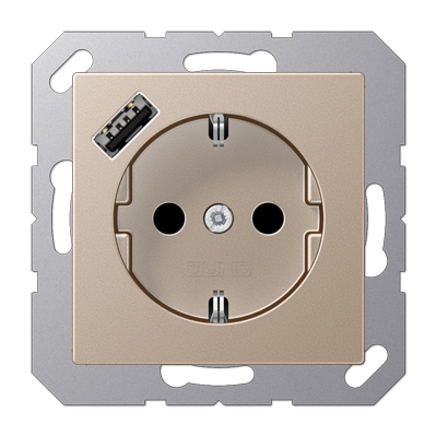 Розетка SCHUKO з USB тип A