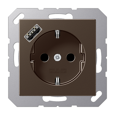Розетка SCHUKO з USB тип A