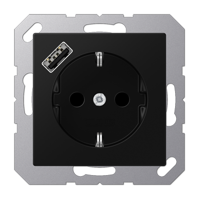 Розетка SCHUKO з USB тип A
