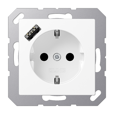 Розетка SCHUKO з USB тип A