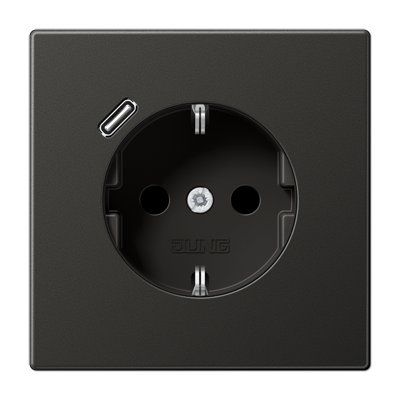 Розетка SCHUKO з USB тип C