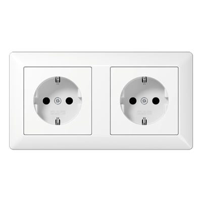 Розетка SCHUKO подвійна