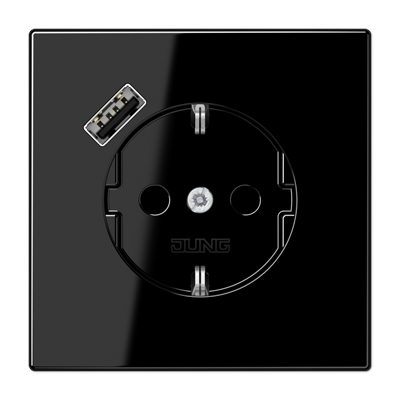 Розетка SCHUKO з USB тип A