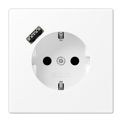 Розетка SCHUKO з USB тип A