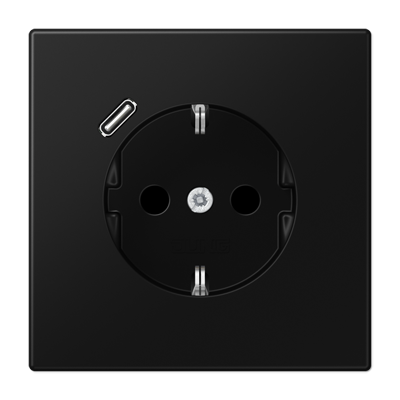 Розетка SCHUKO з USB тип C