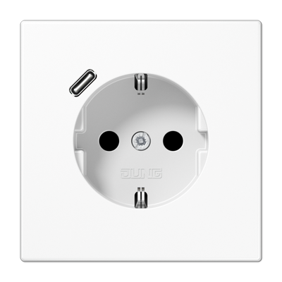 Розетка SCHUKO з USB тип C
