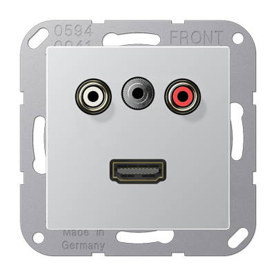 Мультимедійна розетка RCA/TRS/HDMI