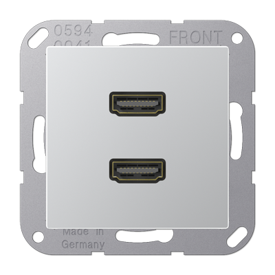 Мультимедійна розетка 2xHDMI
