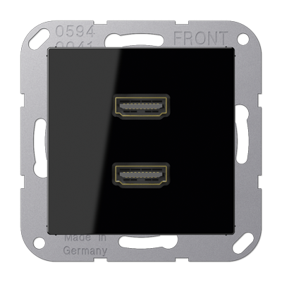 Мультимедійна розетка 2xHDMI