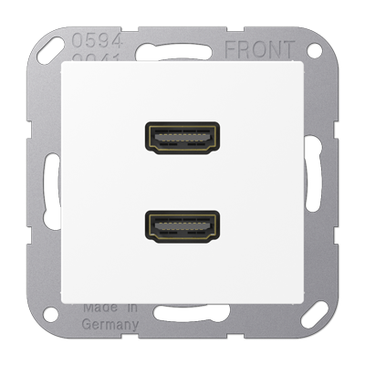 Мультимедійна розетка, 2хHDMI