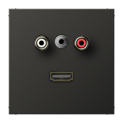Мультимедійна розетка RCA/TRS/HDMI