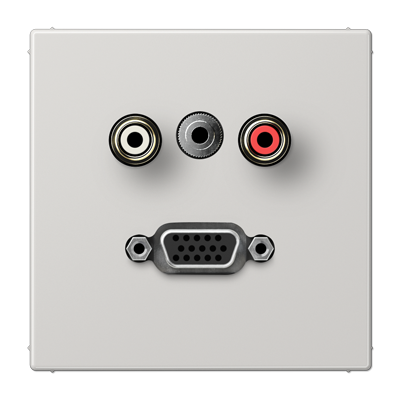 Мультимедійна розетка RCA/TRS/VGA