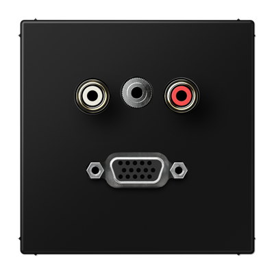 Мультимедійна розетка RCA/TRS/VGA