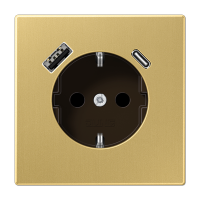 Розетка SCHUKO з USB тип AC
