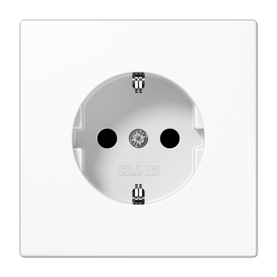 Розетка SCHUKO SILVER PLUS