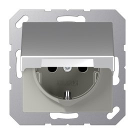 Розетка SCHUKO з кришкою
